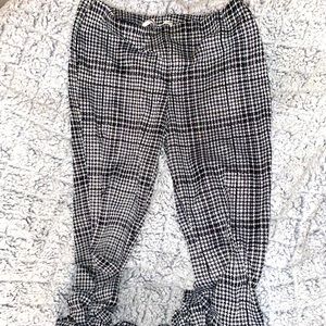 Low rise scrunch pants